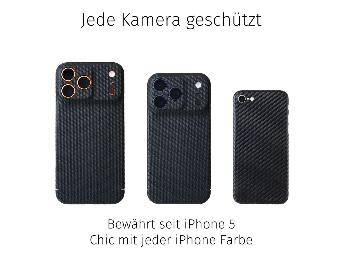 Filono Carbon Case iPhone 17 e, MagSafe kompatibel, carbon