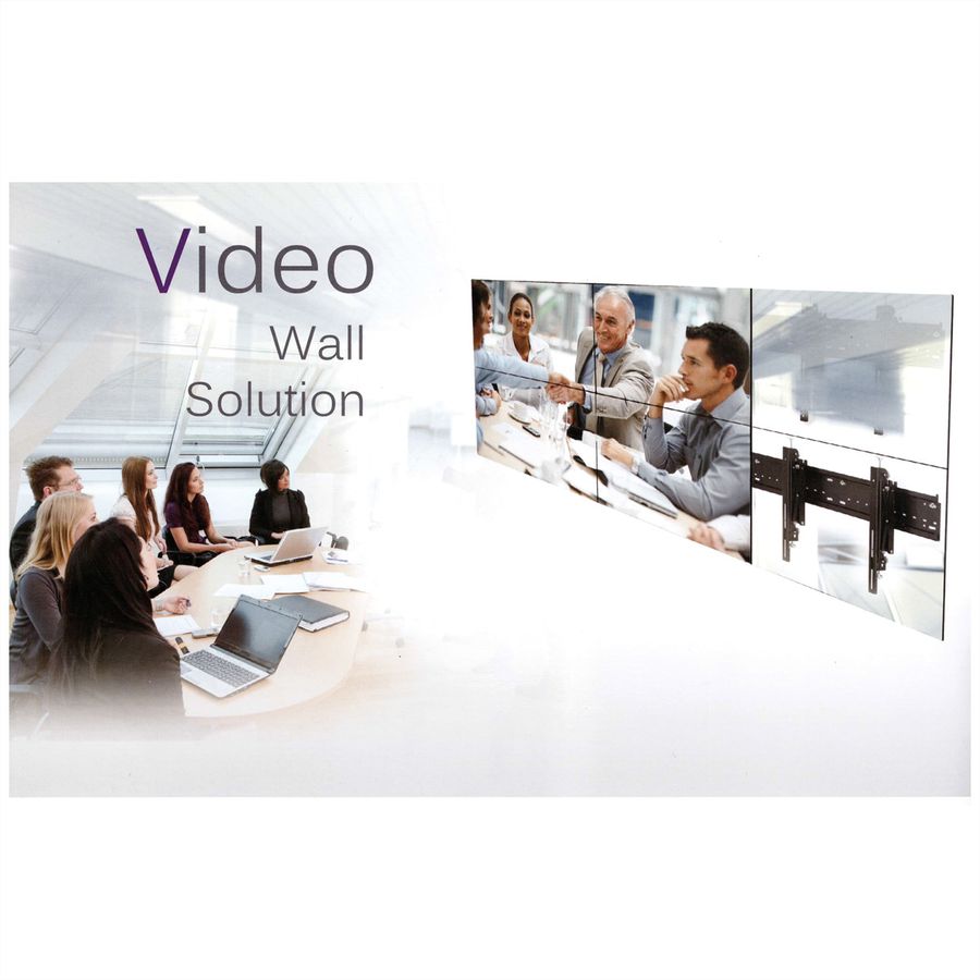 ROLINE Video-Wand-Lösung für Digital Signage, Dual Screen Halterung, bis 50 kg
