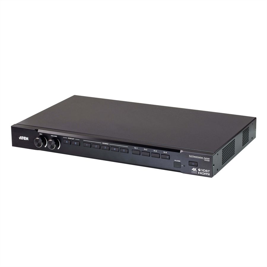 ATEN VP3520 Switch matriciel de présentation 5 x 2 True 4K Seamless avec contrôle