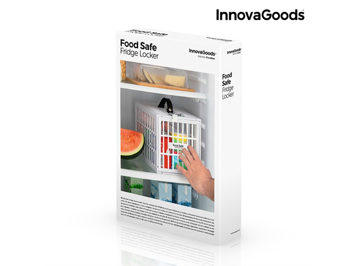 Innovagoods Tresor für den Kühlschrank, Zahlenschloss mit 3 Ziffern