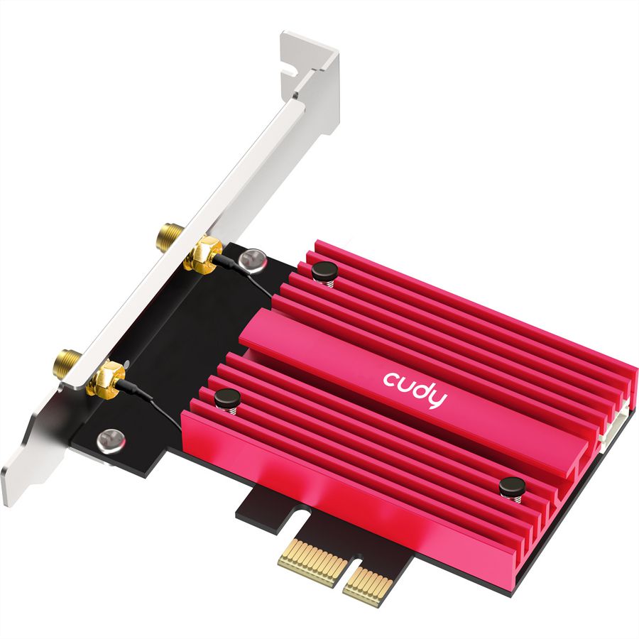 CUDY WE4000 AX5400 WiFi 6E, PCI Express