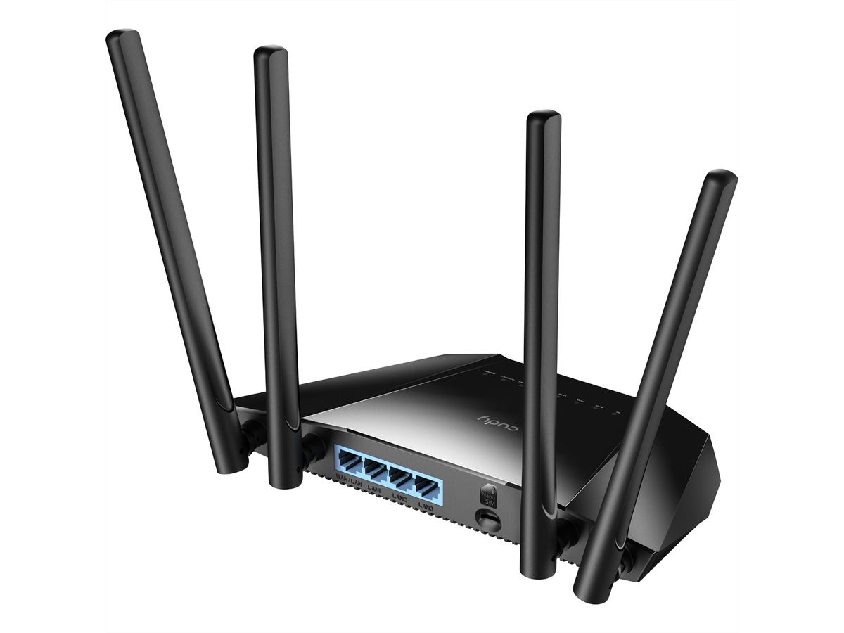 CUDY LT400 N300 Routeur WiFi 4G LTE, Cat4