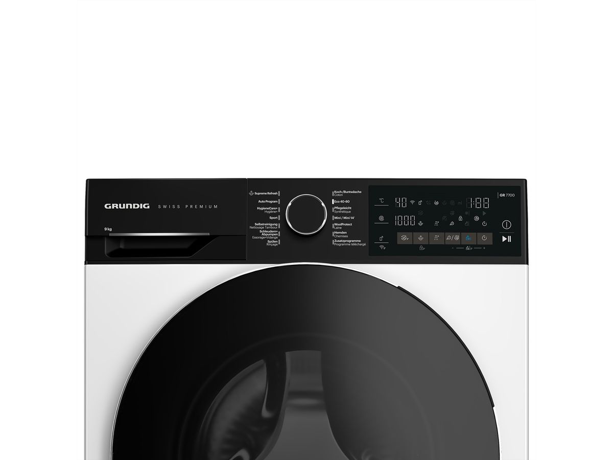 Grundig Waschmaschine WM7200, 9kg, A, weiss