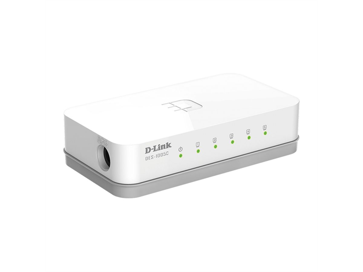 D-Link DES-1005C/E 5-Port Switch Fast Ethernet
