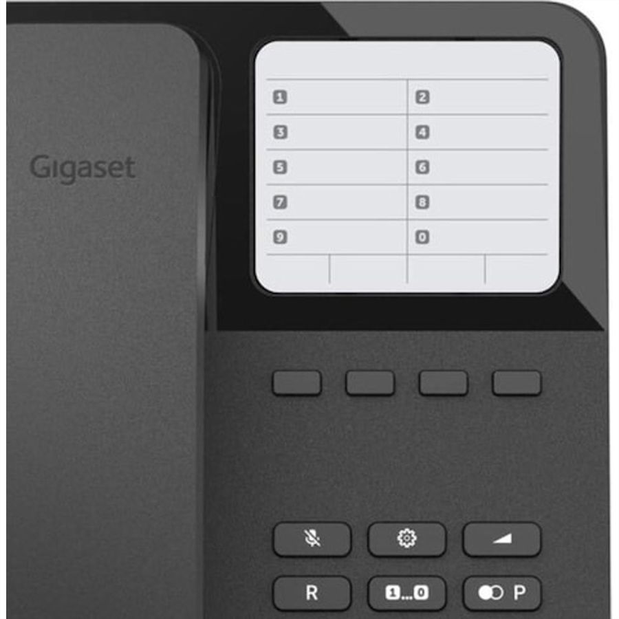Gigaset Festnetztelefon DESK 400 schwarz