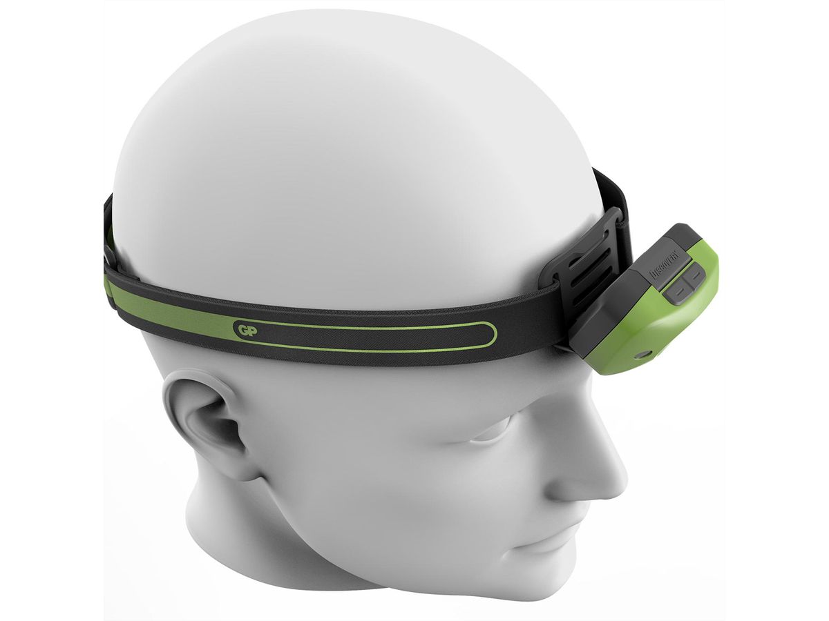 GP Discovery Torche frontal CH43, 150 lm, 45 portée, 36 Std, IPX4