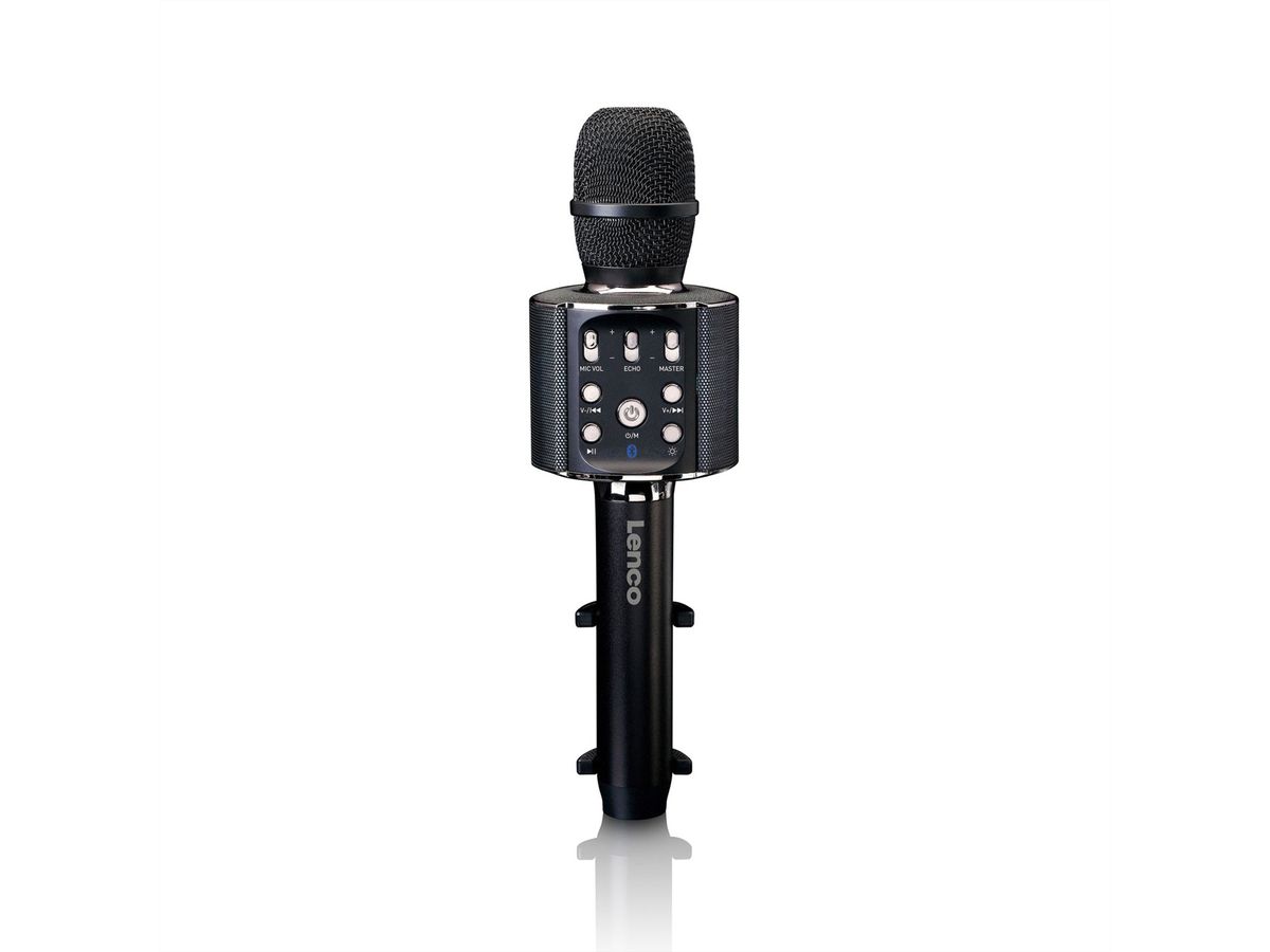 **DEMO**Lenco Microphone Karaoké BMC-090, Noir