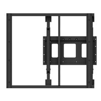 Hagor Support mural WH OH 75, support mural outdoor pour Samsung OH 75, noir