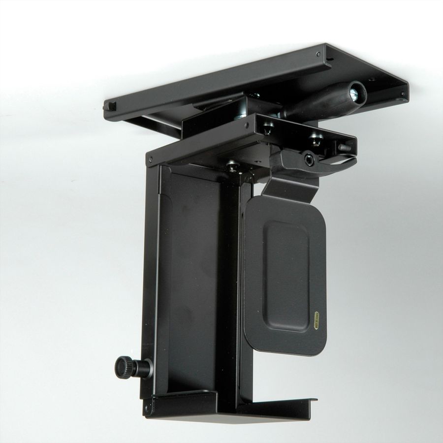 ROLINE Mini-PC-Halterung ausziehbar, drehbar, schwarz, bis 10 kg