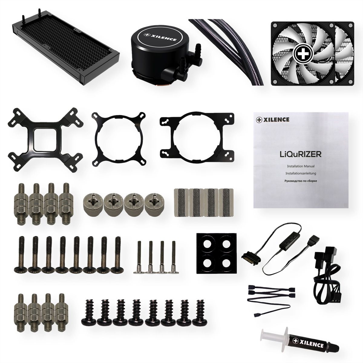 Xilence LQ240.ARGB AMD et Intel AiO 240mm Watercooling, PWM ARGB, 300W TDP