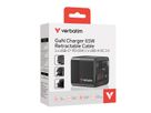 Verbatim GaN 2 Port Charger 65W, 1x USB-C, 1x USB-A
