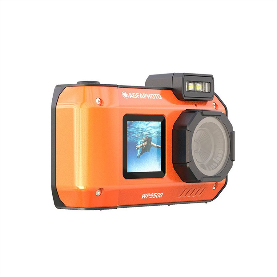 Appareil photo numérique compact Agfa WP9500, Orange, Imperméable