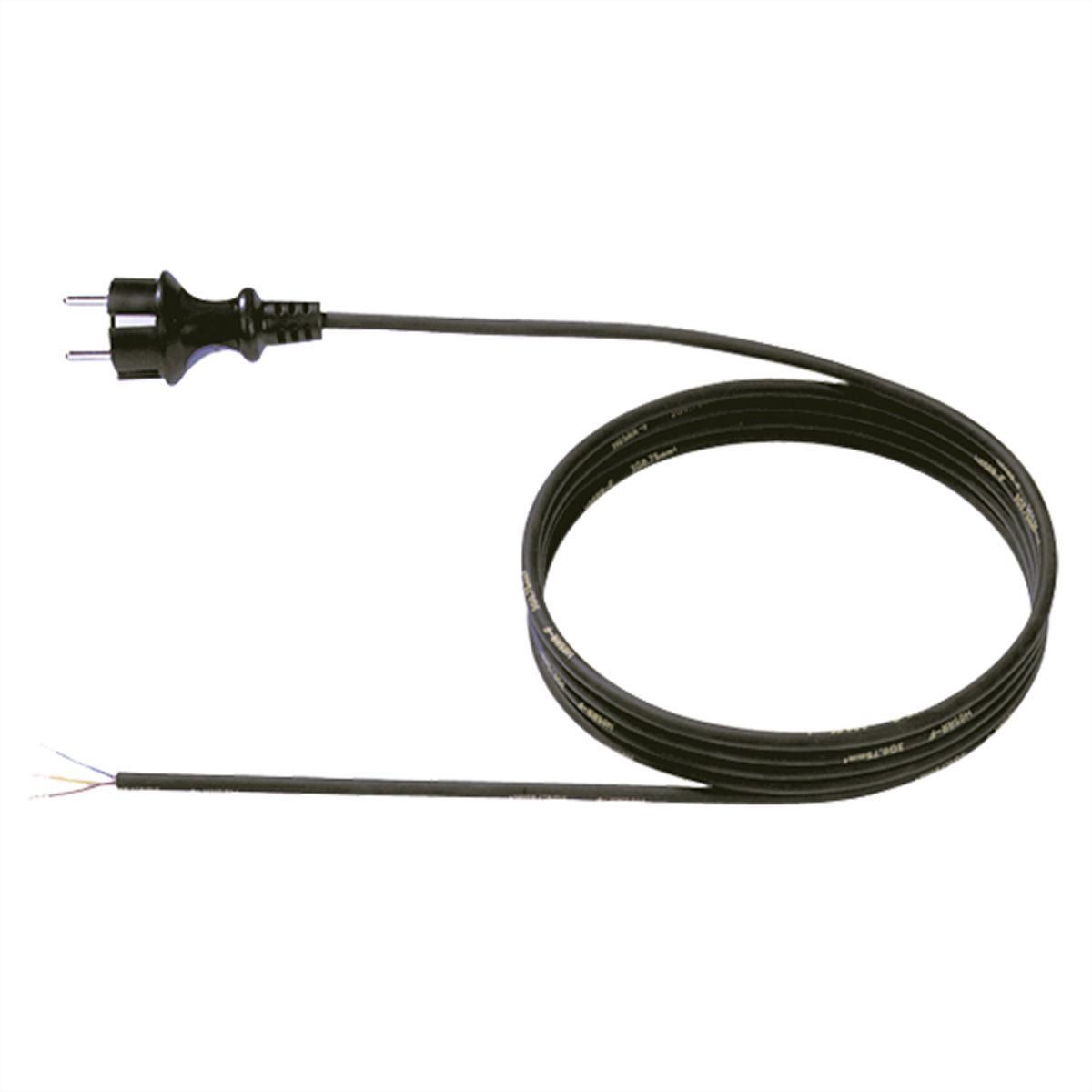 BACHMANN Câble néoprène 3G1.50 3m, H07RN-F 3G1.50 noir 32/fils ouverts