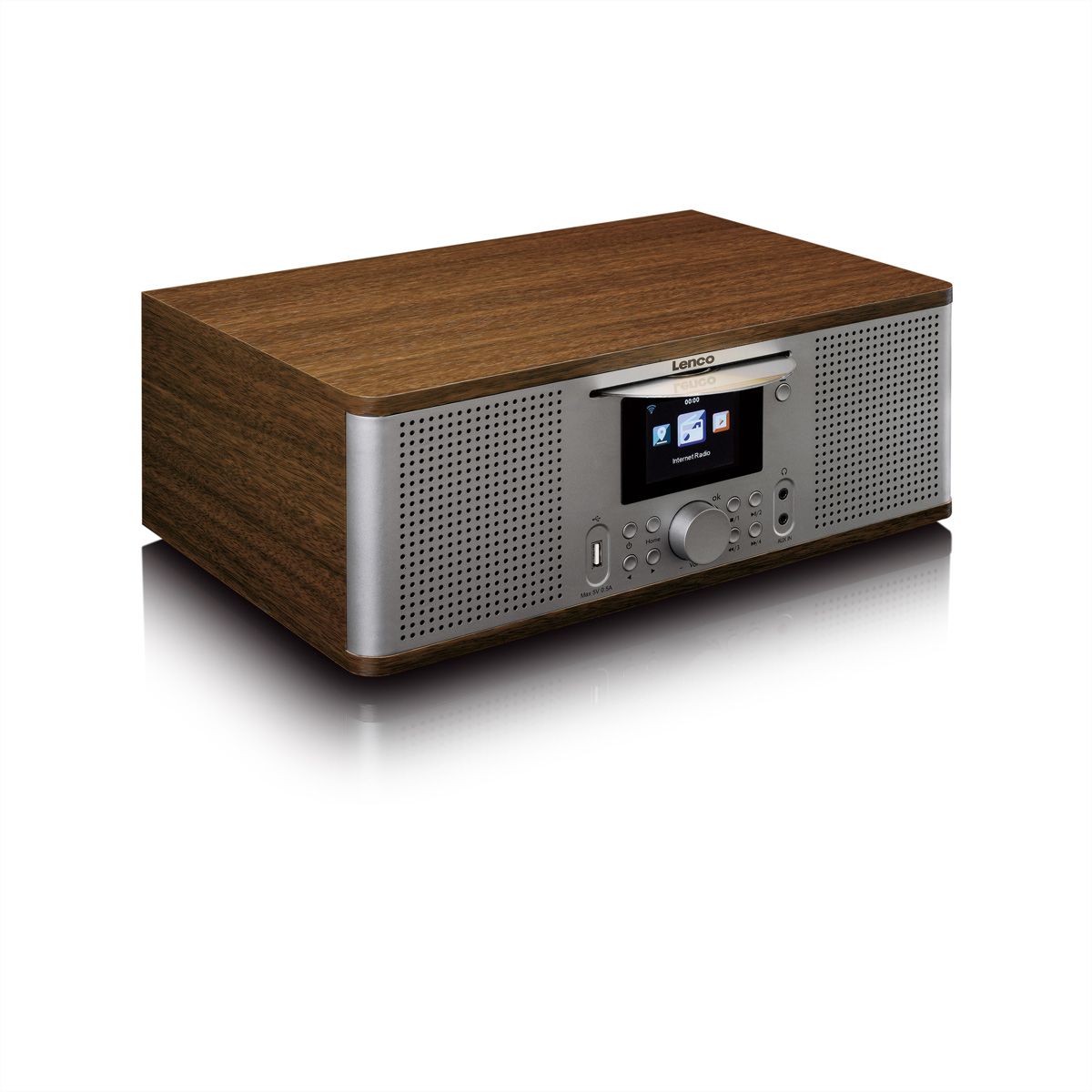 Lenco DIR-270 DAB+ Radio, walnuss