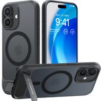 Torras Pstand Spin Case, iPhone 17, MagSafe, noir