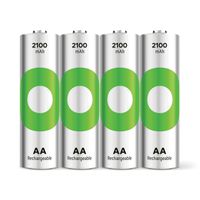 GP Batteries Recyko+, Akku 4xAA, 2100 mAh, 1,2 V