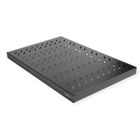 ROLINE 19-Zoll Fachboden 1 HE, verstellbar 700 T 50 kg schwarz