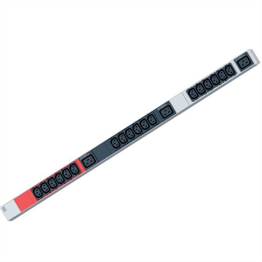 BACHMANN IT PDU ALU 1HE 18xC13 3xC19 Stecker CEE 3L+N+PE 16A