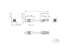METZ CONNECT Câble Ethernet industriel M12-RJ45, codage D, 5 m