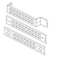 CONTEG Patte de profondeur pour armoire REV 800 x 800 mm, 2 pièces, * Armoire de profondeur 400mm et plus
