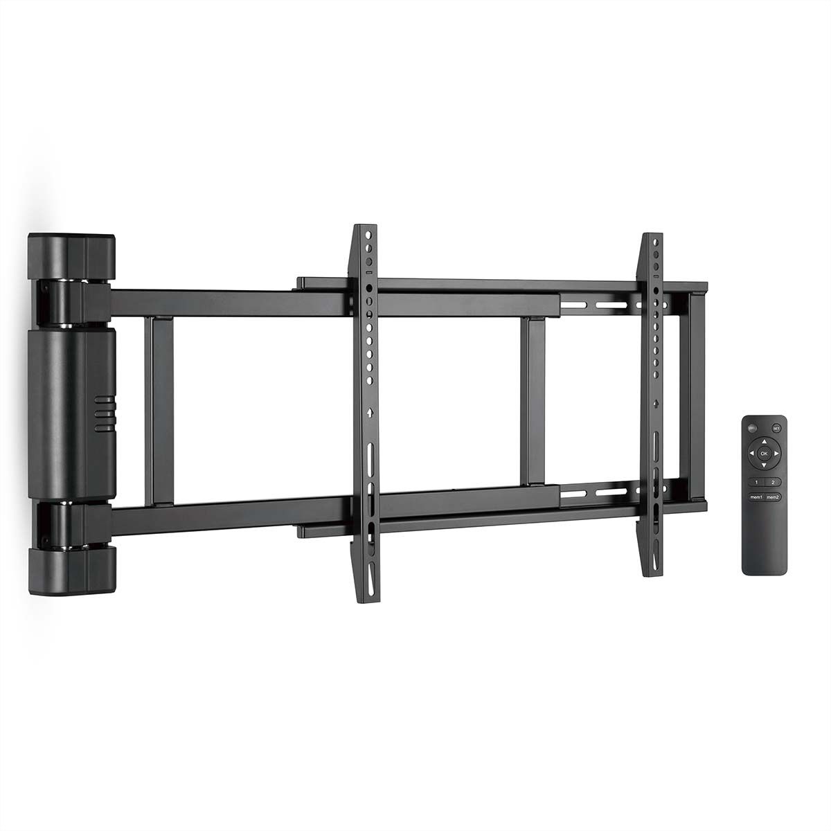 Nedis motorisierte TV-Wandhalterung 32–75" schwarz, Mur, 50 kg, orientable 170°