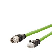 METZ CONNECT Câble Ethernet industriel M12-RJ45, codage X, 1 m