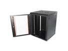 ROLINE 19-Zoll Wandgehäuse Basic Plus 15HE, 600x600 BxT schwarz