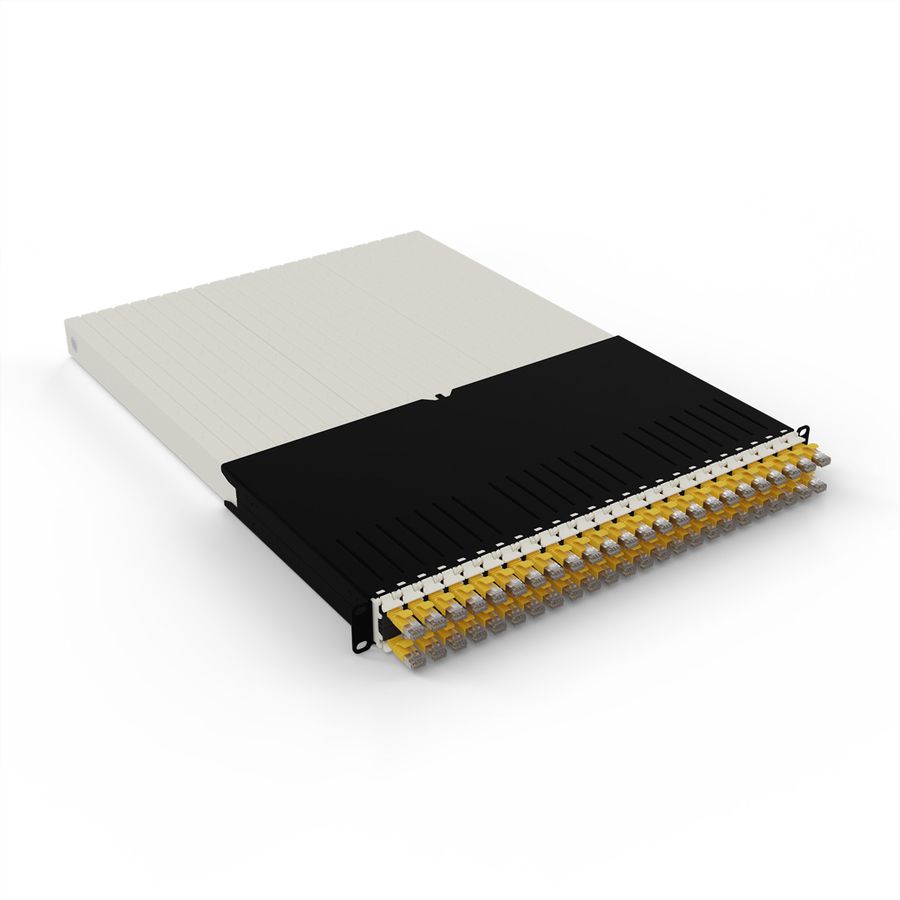 patchbox.one 30RU STP jaune Cat.6a 1,8m