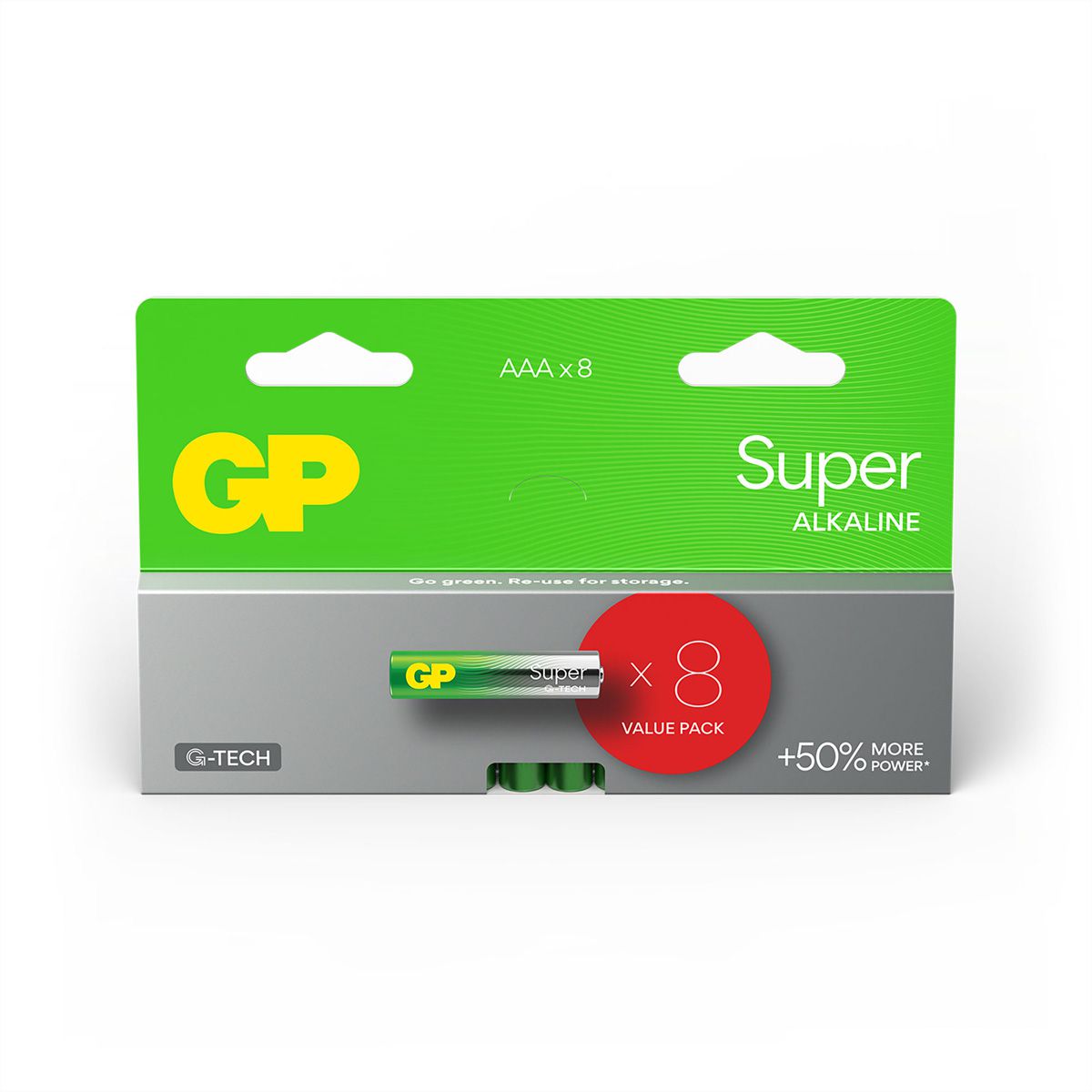 GP Batteries Super Alkaline AAA 8x