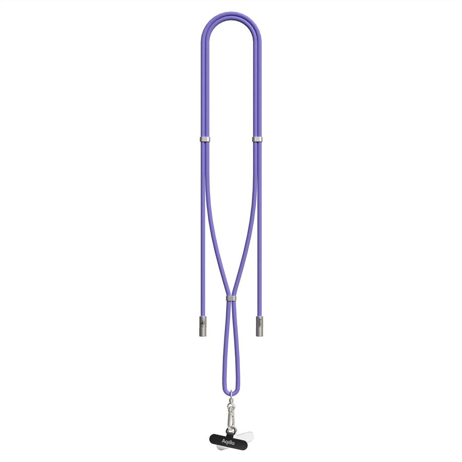Aqiila Lanyard Lade- & Synckabel CC4, 60W, Typ C zu Typ C, Lila