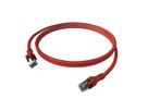 Cordon EasyLan DualBoot PushPull IP20, Cat.6A (Classe EA), S/FTP, rouge, 5 m