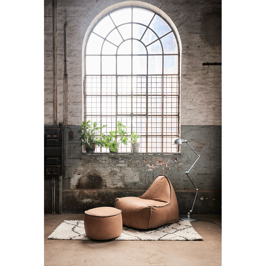 Sackit Hocker RETROit Dunes, Leder drum