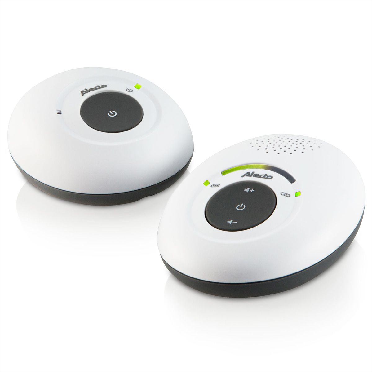 Alecto Téléphone bébé DECT Full Eco DBX-115, blanc, batterie, DECT, 50m/300m