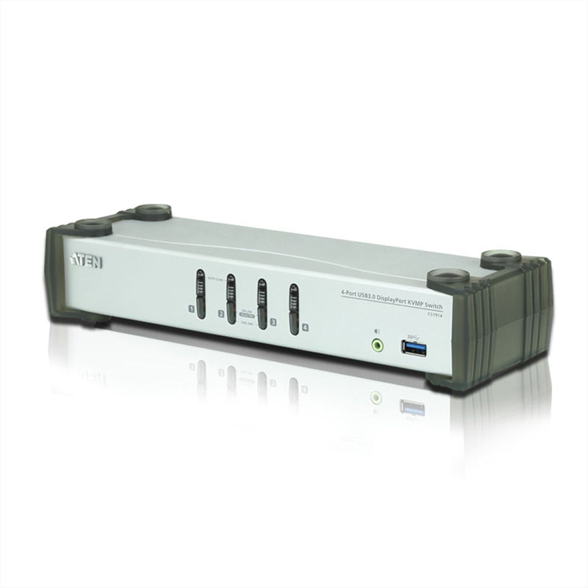 ATEN CS1914 Commutateur KVMP DisplayPort 4 ports USB 3.0