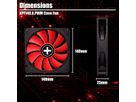 Xilence XPF140.R.PWM 140mm PWM Ventilateur de boîtier, 4PIN