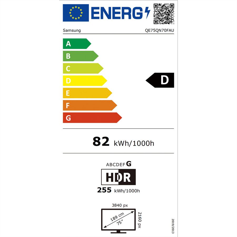 Samsung TV 75" QN70F Series