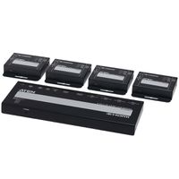 ATEN VS1824KIT 4-Port 4K HDMI Cat6 Splitter mit 4 Empfänger