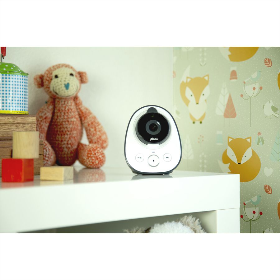Alecto Babyphone DVM150 avec caméra, écran couleur 5", blanc
