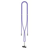 Aqiila Lanyard Lade- & Synckabel CC1, 60W, Typ C zu Typ C, Schwarz