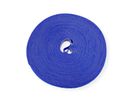 VALUE Bande auto-agrippante sur rouleau, 10mm, bleu, 25 m