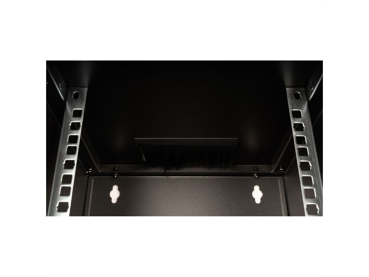 ROLINE 10-Zoll Wandgehäuse 12 HE, 312x300 BxT schwarz