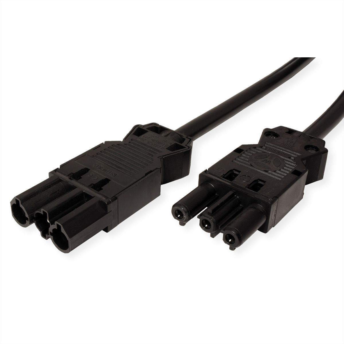 BACHMANN Câble prolongateur GST18-3 Mâle / coupleur, noir, 3 m