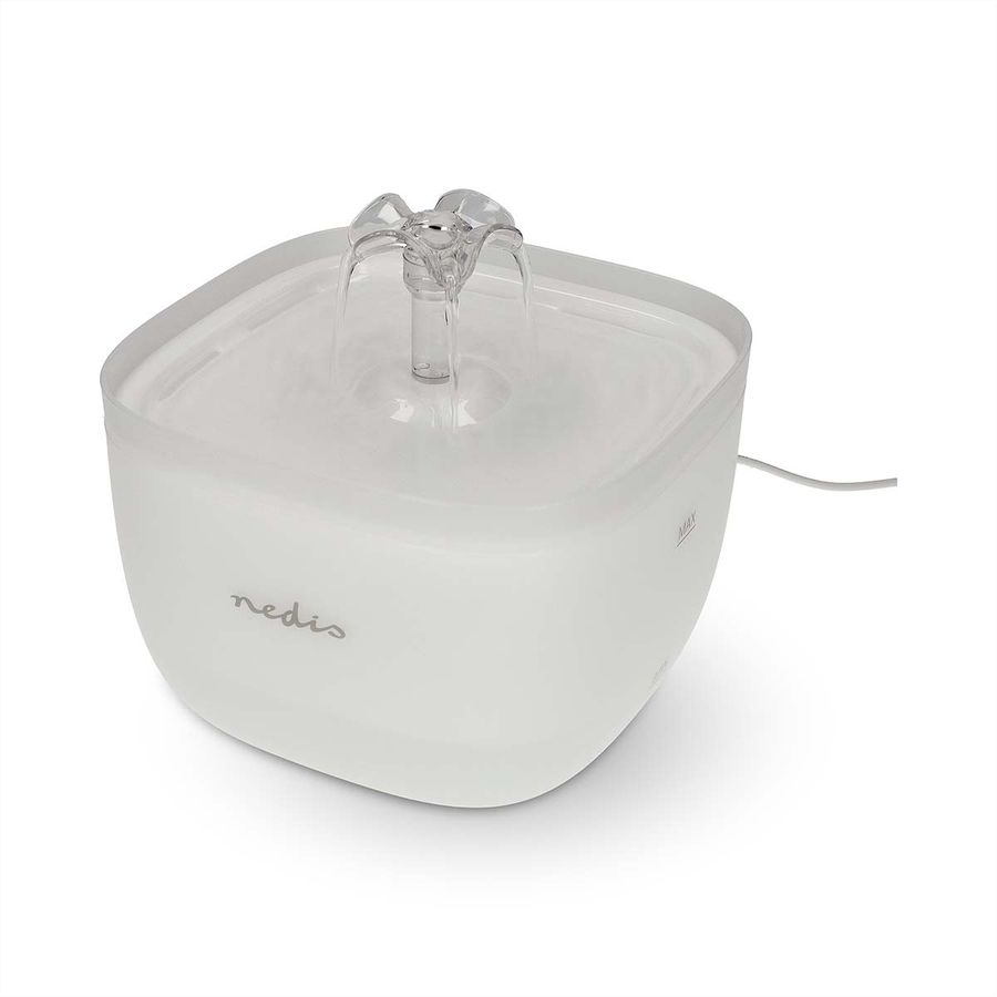 Fontaine à eau pour animaux Nedis 2 l, blanc