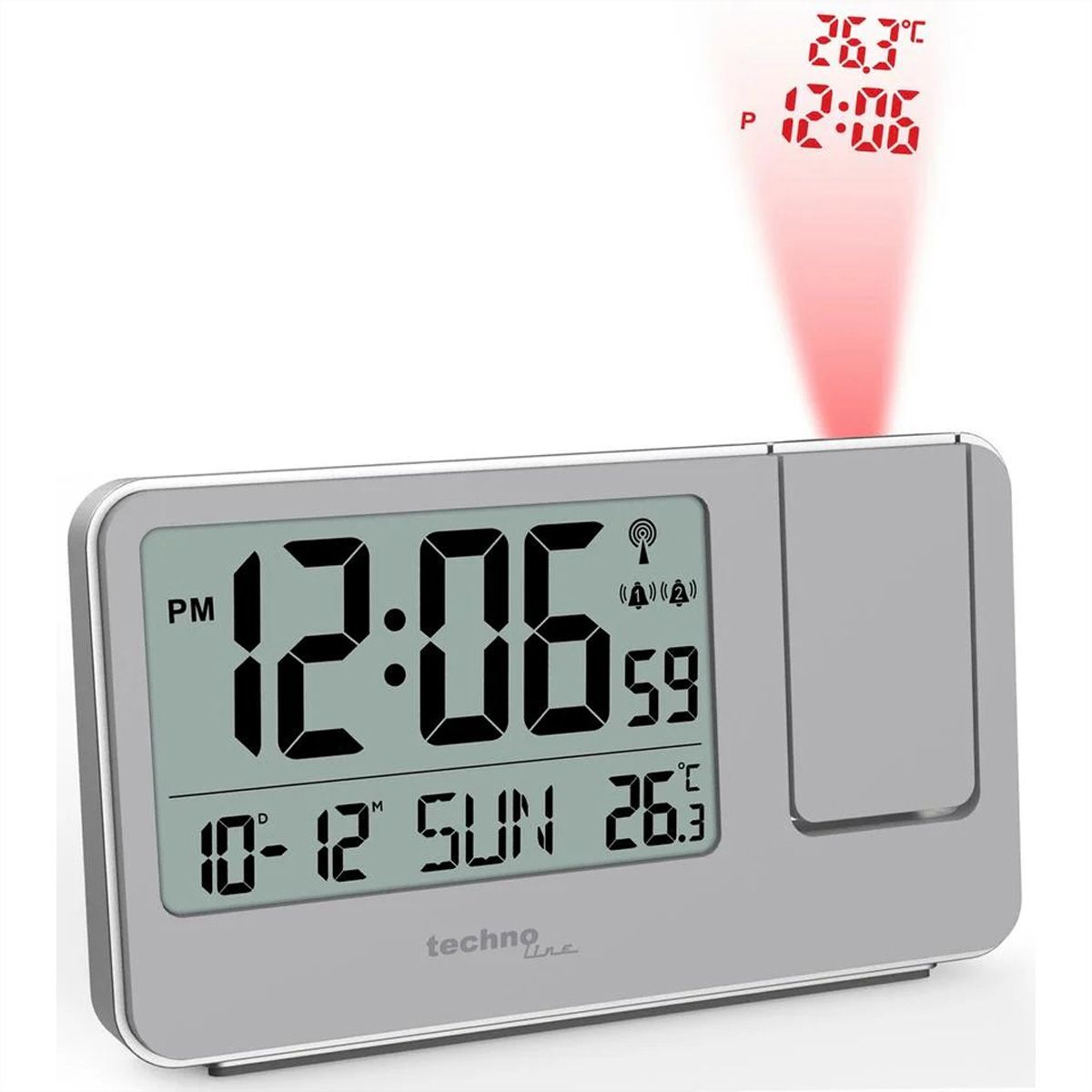 Réveil à projection WT 534 de Technoline