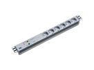 BACHMANN Bâti de prises 19" 6x avec GVS sans interrupteur