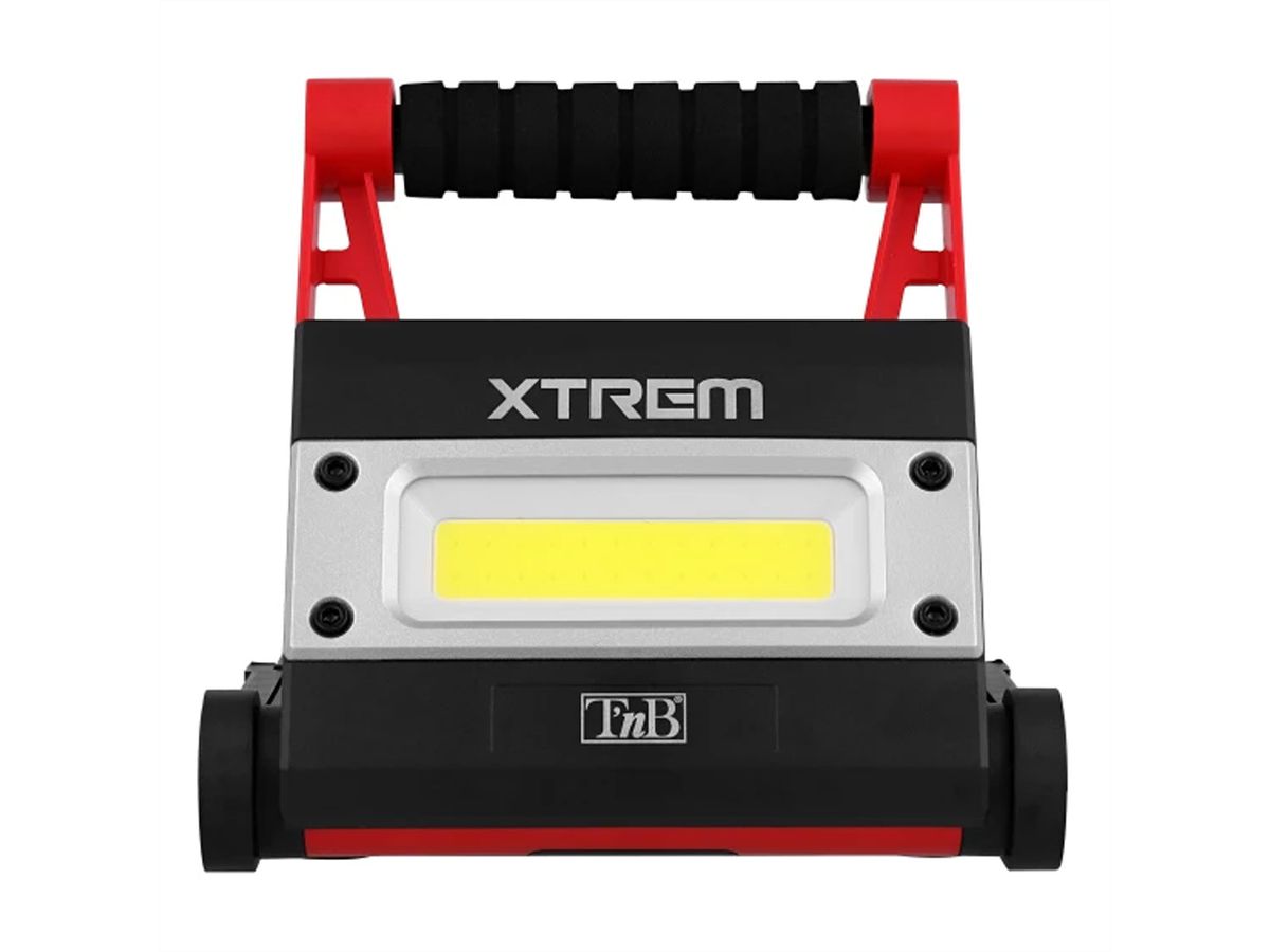 T'nB Projecteur Xtremework 1000 lumens 4 modes, 12W, powerbank intégré