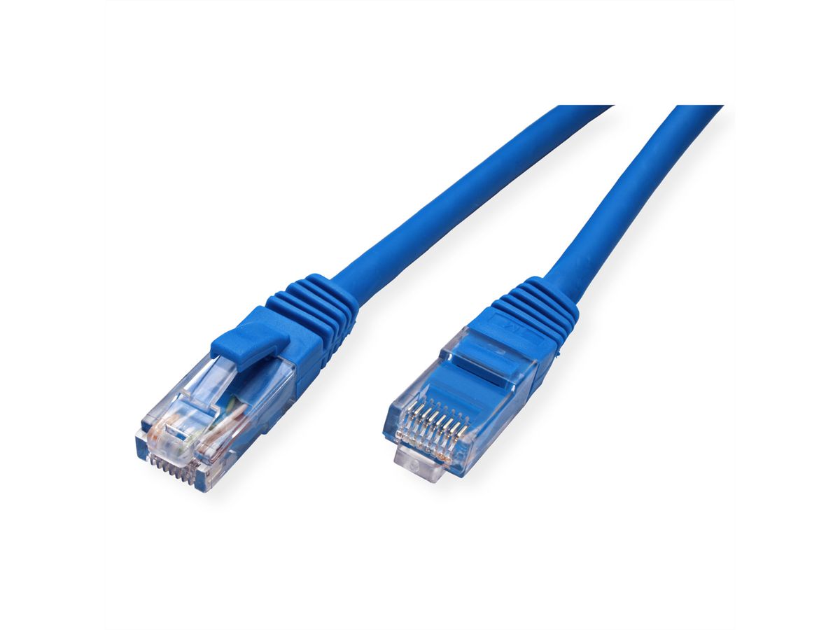 VALUE Patchkabel Kat.6 (Class E) UTP, LSOH, blau, 0,5 m