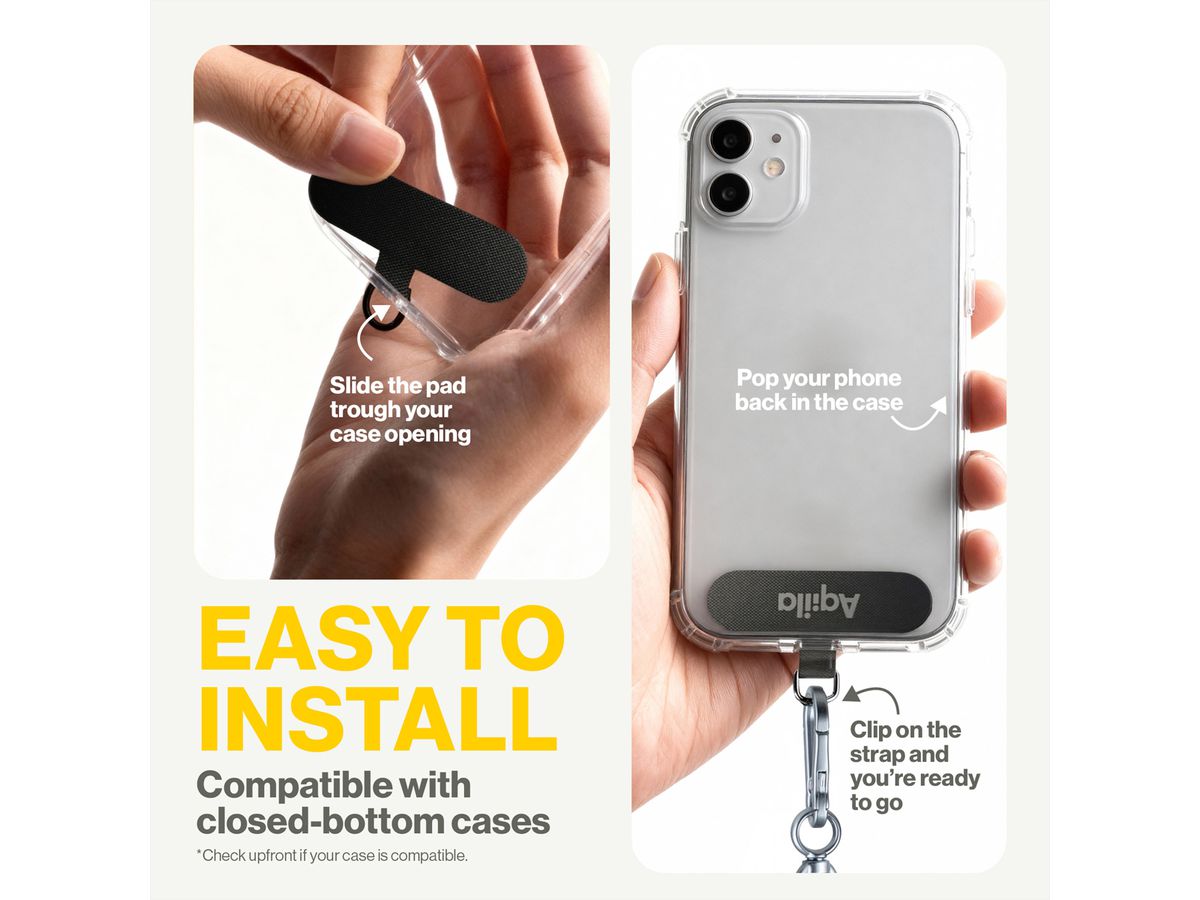 Câble de recharge et de synchronisation Aqiila Lanyard CC3, 60 W, type C vers type C, vert