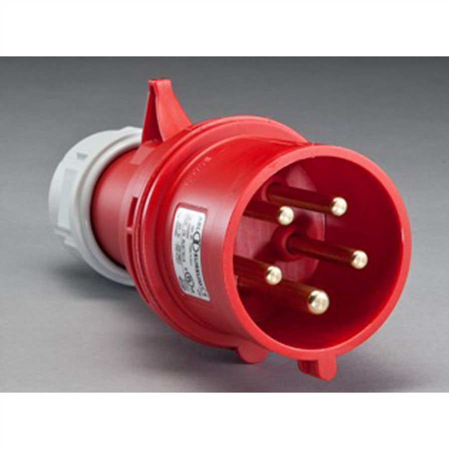 BACHMANN BN0500 19" PDU 1HE 36xC13, 6x C19, Leistungsmessung, Anschluss CEE 3x16A, rot