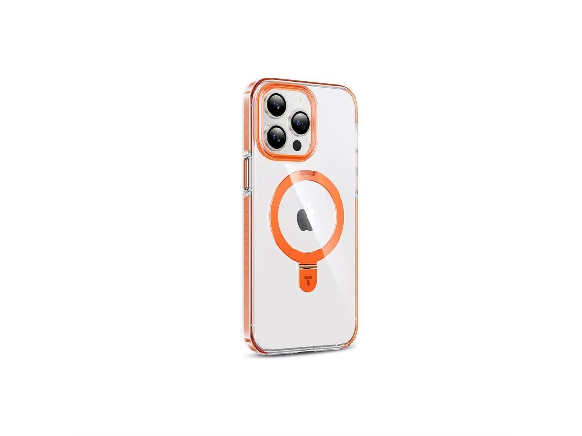 Torras UPRO Ostand Hue Case, iPhone 15 Pro, MagSafe, transparent